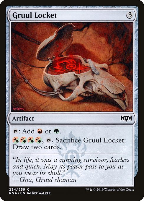 Gruul Locket - Ravnica Allegiance - C - 234