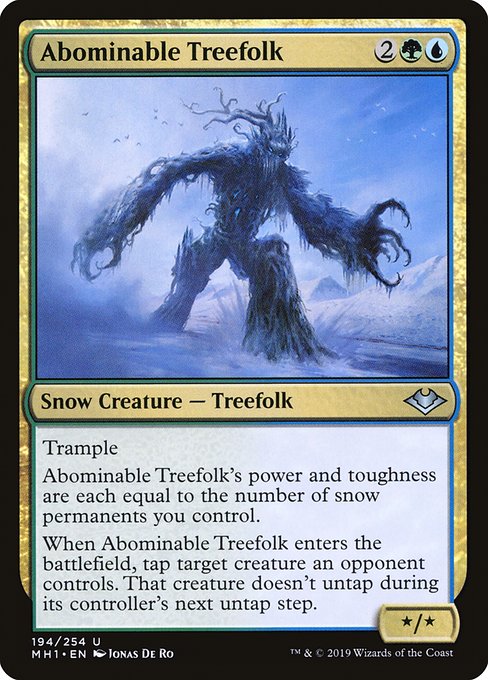 Abominable Treefolk - Modern Horizons - U - 194
