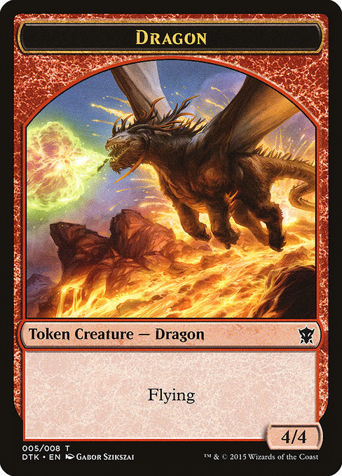 Dragon Token - Dragons of Tarkir - T - 5