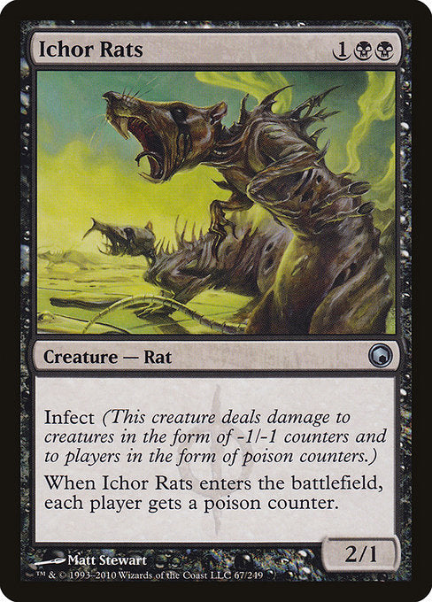 Ichor Rats - Scars of Mirrodin - U - 67