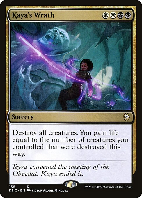 Kaya's Wrath - Commander: Dominaria United - R - 155