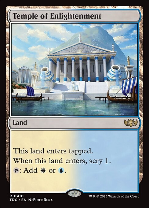 Temple of Enlightenment - Commander: Tarkir: Dragonstorm - R - 401