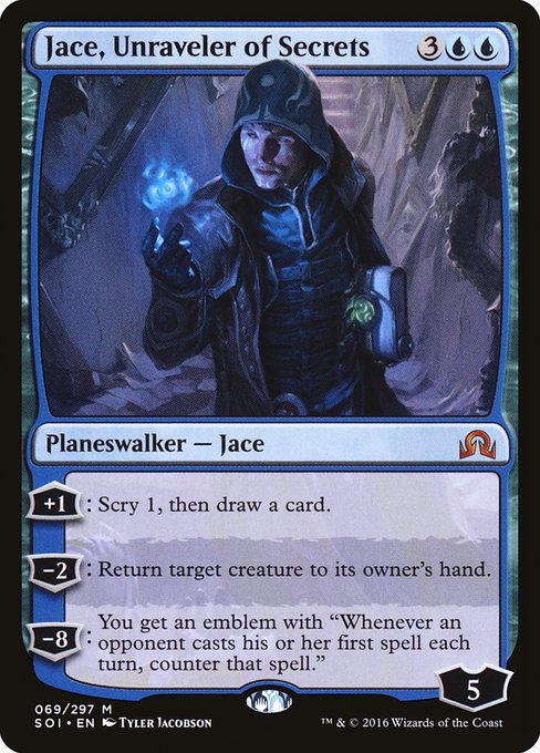 Jace, Unraveler of Secrets - Shadows over Innistrad - M - 69