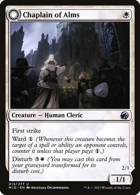 Chaplain of Alms - Innistrad: Midnight Hunt - U - 13