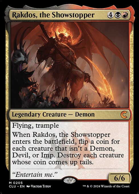 Rakdos, the Showstopper - Ravnica: Clue Edition - M - 205