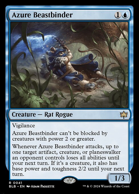 Azure Beastbinder - Bloomburrow - R - 41