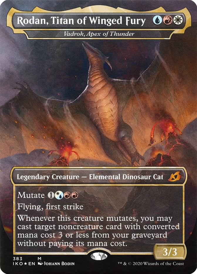 Rodan, Titan of Winged Fury - Vadrok, Apex of Thunder - Ikoria: Lair of Behemoths - M - 383