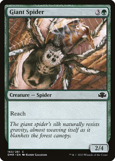 Giant Spider - Dominaria Remastered - C - 163