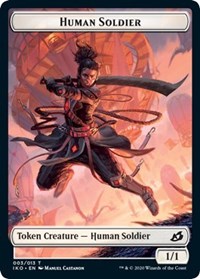 Human Soldier (003) // Zombie Double-Sided Token - Commander 2020 - T - 3 // 9