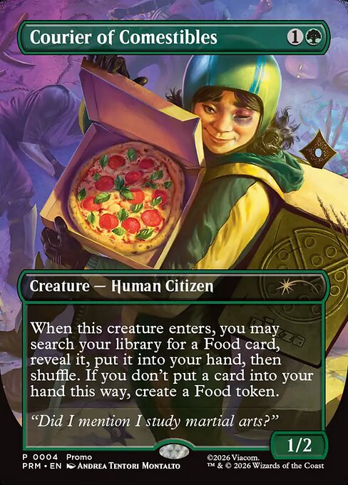 Courier of Comestibles (Borderless) - Unique and Miscellaneous Promos - P - 4