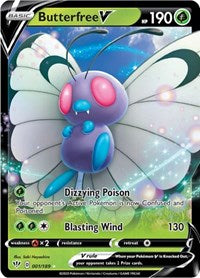 Butterfree V - SWSH03: Darkness Ablaze - Ultra Rare - 001/189