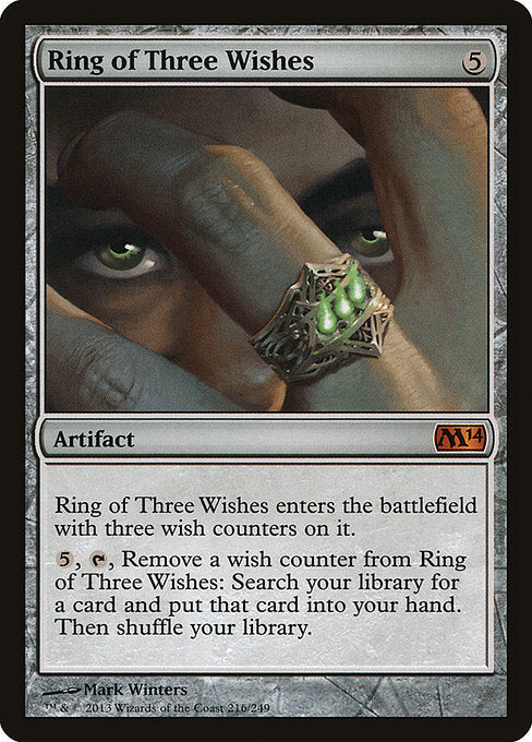 Ring of Three Wishes - Magic 2014 (M14) - M - 216