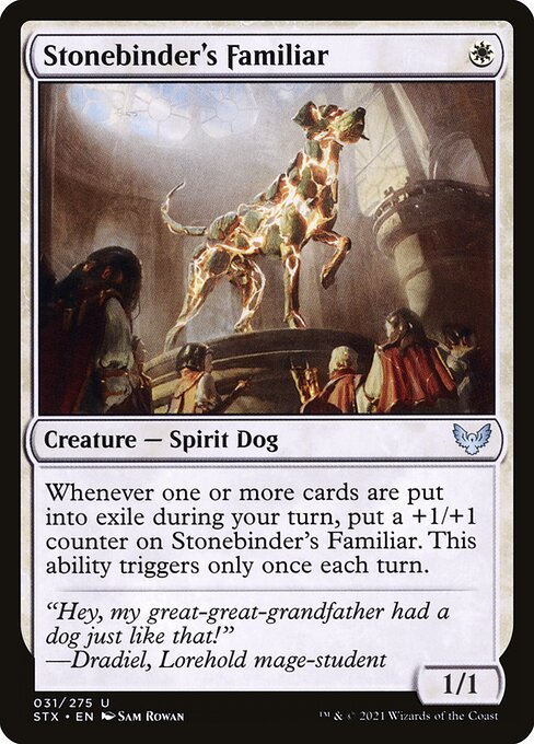 Stonebinder's Familiar - Strixhaven: School of Mages - U - 31