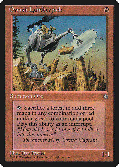 Orcish Lumberjack - Ice Age - C
