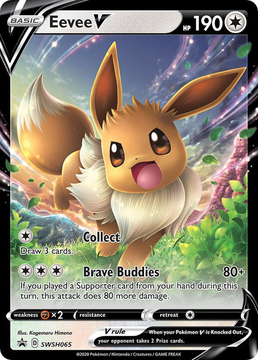 Eevee V - SWSH065 - SWSH: Sword & Shield Promo Cards - Promo - SWSH065