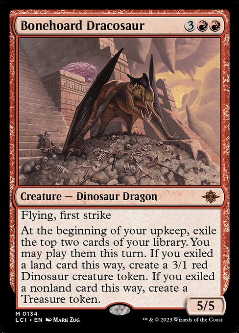 Bonehoard Dracosaur - The Lost Caverns of Ixalan - M - 134