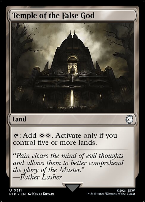Temple of the False God - Universes Beyond: Fallout - U - 311