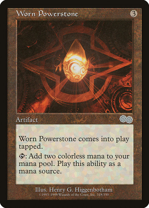 Worn Powerstone - Urza's Saga - U - 318