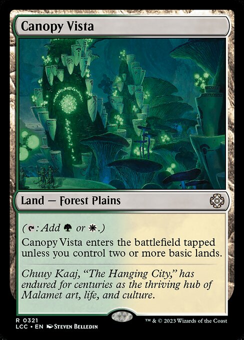 Canopy Vista - Commander: The Lost Caverns of Ixalan - R - 321