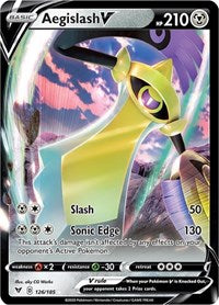 Aegislash V - SWSH04: Vivid Voltage - Ultra Rare - 126/185