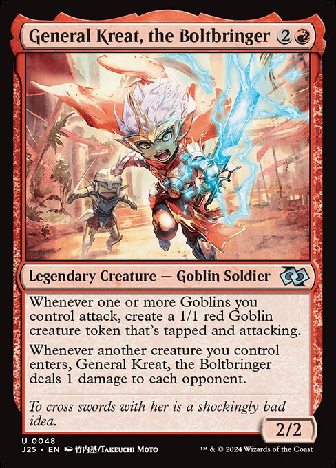 General Kreat, the Boltbringer (Anime) - Foundations Jumpstart - U - 48