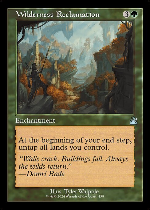 Wilderness Reclamation (Retro Frame) - Ravnica Remastered - U - 458