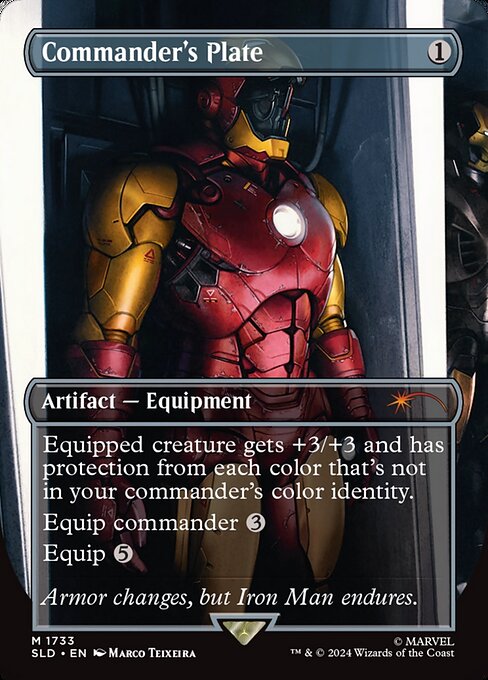 Commander's Plate (1733) - Secret Lair Drop Series - M - 1733
