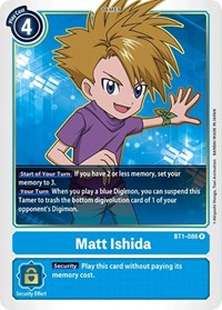 Matt Ishida - BT1-086 - Release Special Booster - Rare - BT1-086 R