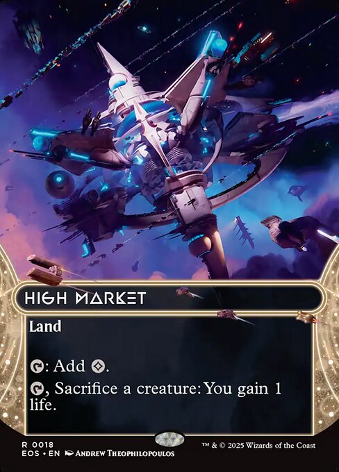 High Market (0018) (Borderless) - Edge of Eternities: Stellar Sights - R - 18