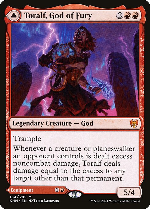 Toralf, God of Fury - Kaldheim - M - 154