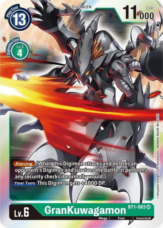 GranKuwagamon - Release Special Booster 1.5 - Super Rare - BT1-083 SR