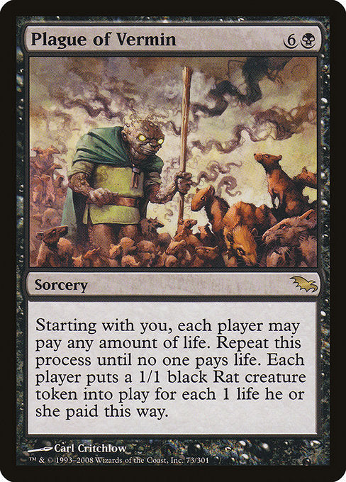 Plague of Vermin - Shadowmoor - R - 73