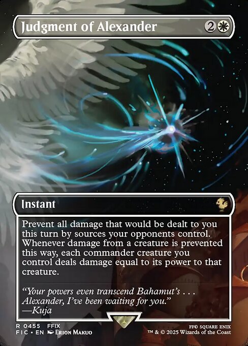 Judgment of Alexander (Borderless) - Commander: FINAL FANTASY - R - 455