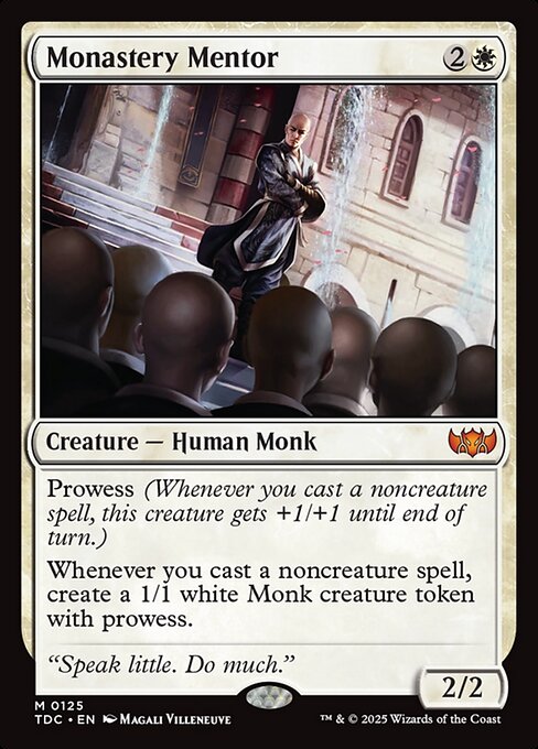 Monastery Mentor - Commander: Tarkir: Dragonstorm - M - 125