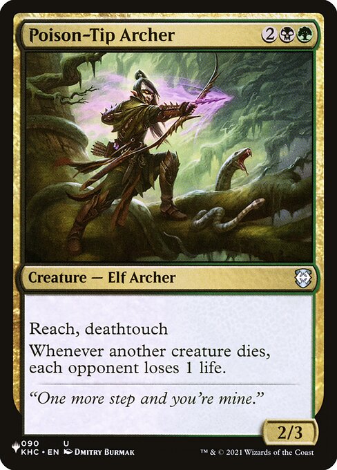 Poison-Tip Archer - The List Reprints - U - 090
