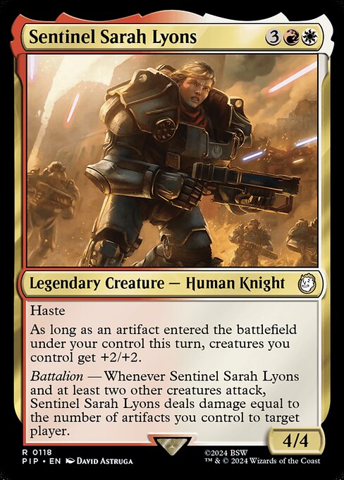 Sentinel Sarah Lyons - Universes Beyond: Fallout - R - 118