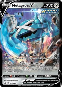 Metagross V - SWSH06: Chilling Reign - Ultra Rare - 112/198