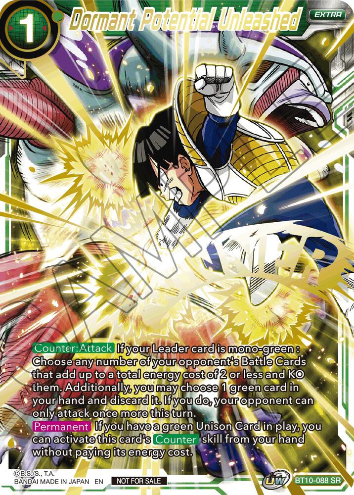 Dormant Potential Unleashed (Winner-Stamped) - Tournament Promotion Cards - Promo - BT10-088