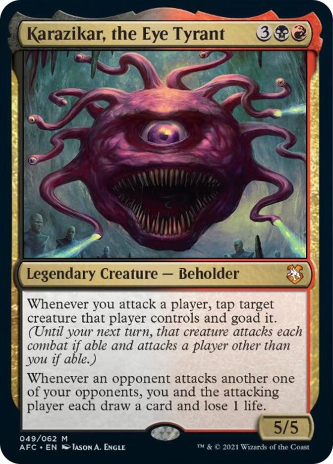 Karazikar, the Eye Tyrant - Commander: Adventures in the Forgotten Realms - M - 49