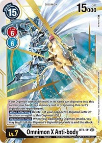 Omnimon X Anti-body - Battle of Omni - Secret Rare - BT5-111 SEC