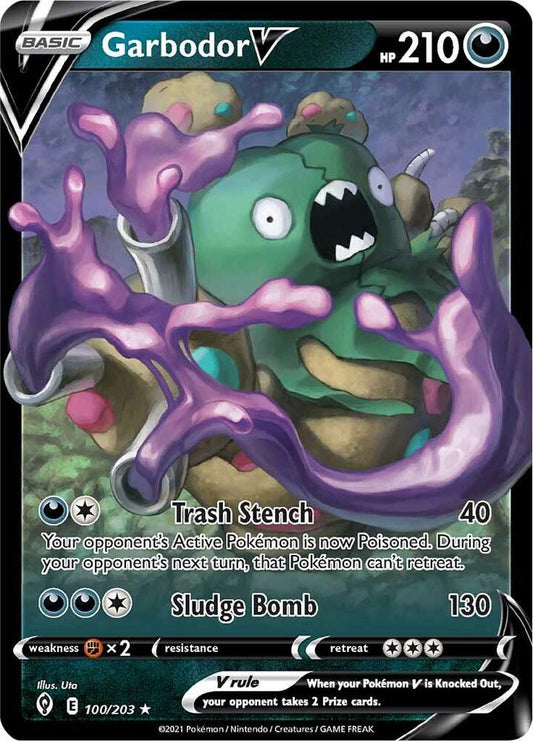 Garbodor V - SWSH07: Evolving Skies - Ultra Rare - 100/203