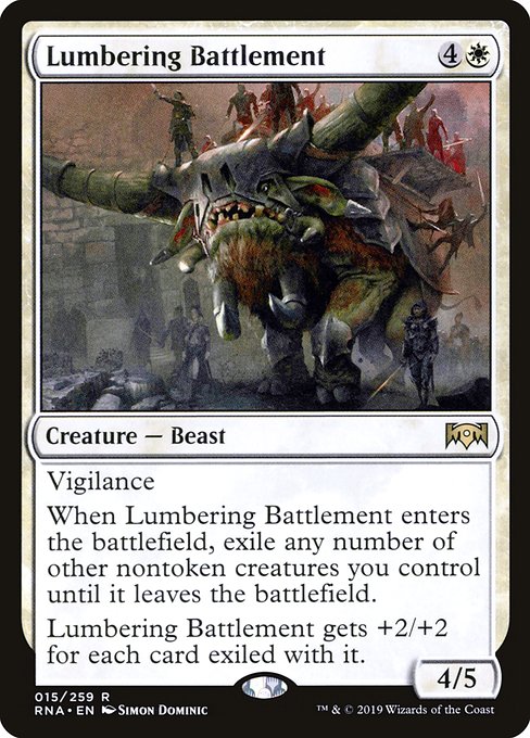 Lumbering Battlement - Ravnica Allegiance - R - 15