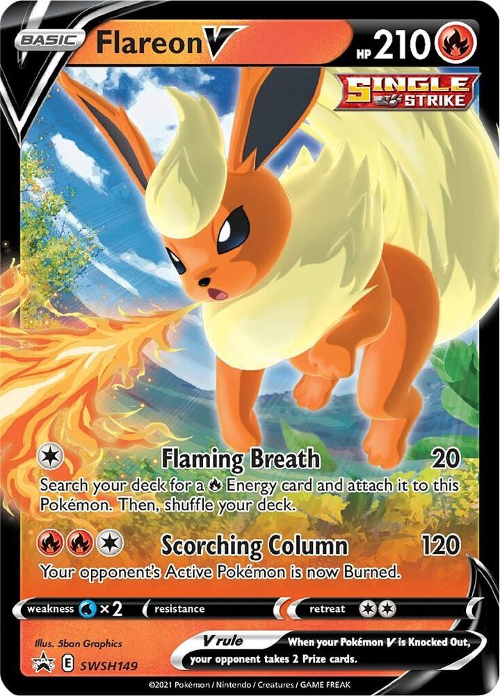 Flareon V - SWSH149 - SWSH: Sword & Shield Promo Cards - Promo - SWSH149
