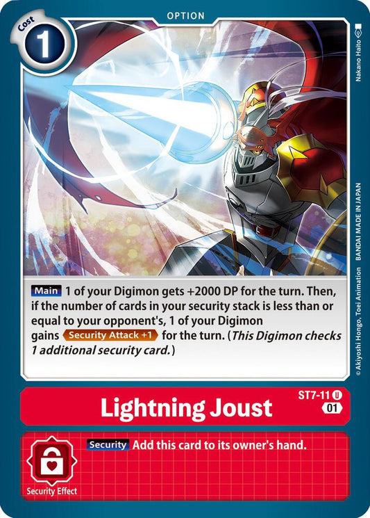 Lightning Joust - Starter Deck 07: Gallantmon - Uncommon - ST7-11 U