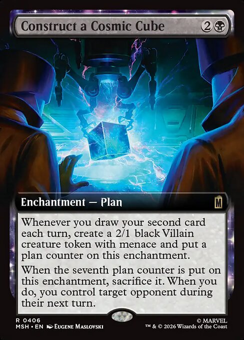 Construct a Cosmic Cube (Extended Art) - Marvel Super Heroes - R - 406