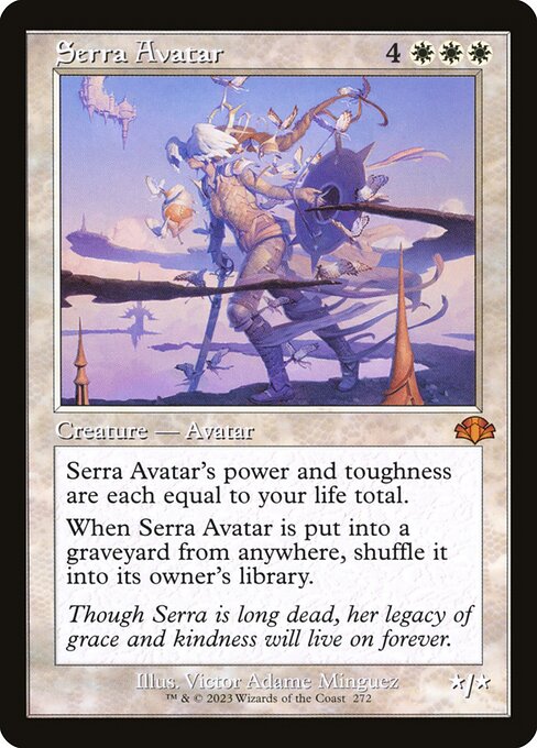 Serra Avatar (Retro Frame) - Dominaria Remastered - M - 272