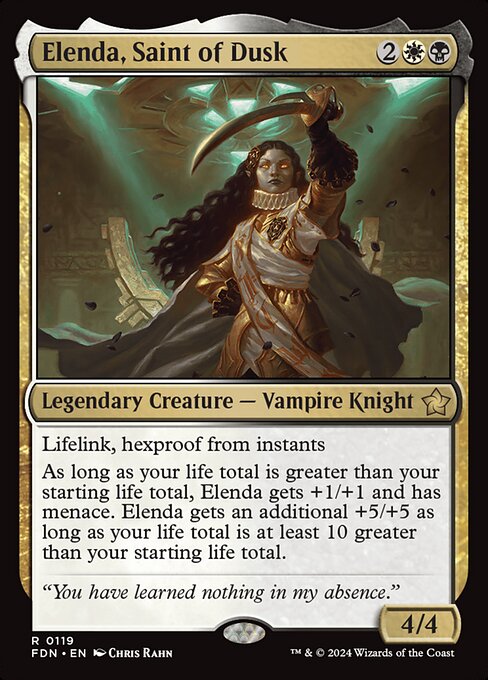 Elenda, Saint of Dusk - Prerelease Cards - R - 119
