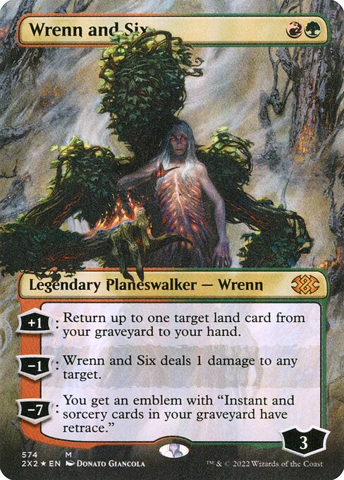 Wrenn and Six (Textured Foil) - Double Masters 2022 - M - 574