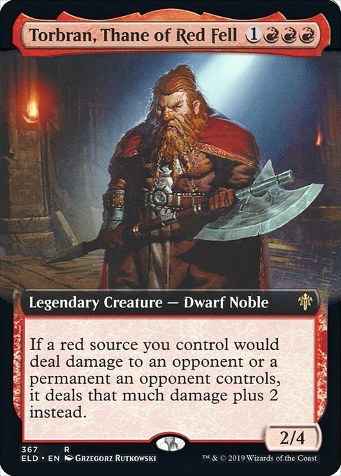 Torbran, Thane of Red Fell (Extended Art) - Throne of Eldraine - R - 367