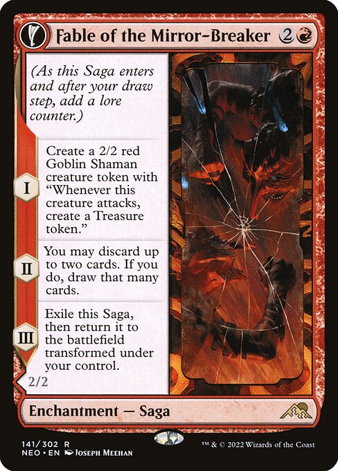 Fable of the Mirror-Breaker - Kamigawa: Neon Dynasty - R - 141